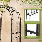Outvita 7FT Heavy Duty Metal Garden Arch