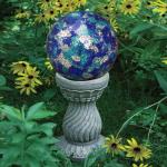 Serpentine Resin Pedestal Column for Gardens