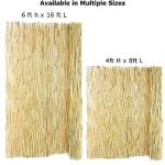 Natural Reed Fencing for Backyard Garden Decor