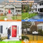 Lighted Solar House Numbers for Outdoor Use