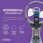 O2COOL Portable Water Misting Fan – Grey