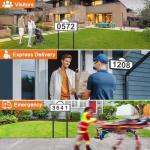 Lighted Solar House Numbers for Outdoor Use