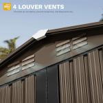 DWVO 6x4ft Weatherproof Outdoor Storage Shed