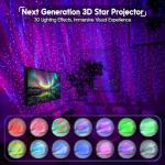 Rossetta Galaxy Projector with Bluetooth Speaker and White Noise