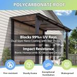 Aoxun 8'x5' Outdoor Aluminum Top Gazebo