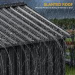 DWVO 6x4ft Heavy Duty Metal Storage Shed