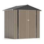 Patiowell 6x4 FT Lockable Metal Storage Shed