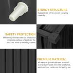 DWVO 6x4ft Heavy Duty Metal Storage Shed