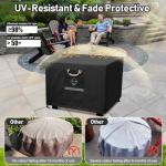 Heavy Duty Waterproof Square Fire Pit Cover