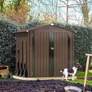 DWVO 6' x 4' Heavy Duty Outdoor Storage Shed