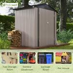 Patiowell 6x4 FT Outdoor Garden Storage Shed