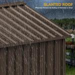 DWVO 6' x 4' Heavy Duty Outdoor Storage Shed