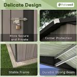 Patiowell 6x4 FT Outdoor Garden Storage Shed