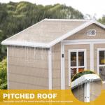 DWVO 6x4.4 FT Outdoor Plastic Storage Shed