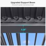 PURPLE LEAF Louvered Pergola 10' x 12' Aluminum Outdoor Pergola with Adjustable Louvers Roof and Integrated Drainage System 70 Mph High Wind Resistant Small Pergolas for Patio Deck Porch Yard