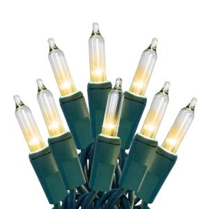 HISHINY 100 Count Clear Outdoor String Lights