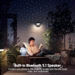 Rossetta Galaxy Projector with Bluetooth Speaker and White Noise