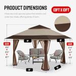 Crown Shades 13x13 Pop Up Gazebo Tent