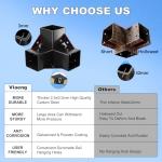 Vlaeng 4x4 Pergola Bracket Kit - 8 Pack