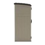 Suncast Outdoor Storage Shed, Water Resistant Resin Vertical Outdoor Storage Cabinet for Patio, Garden Tools, Cushions, & Equipment, Weatherproof Multi-Wall Design, 54 cu. ft., Made in USA