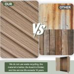 Aoxun Outdoor Storage Shed with Floor, 64 Cu.Ft Large Outdoor Storage Cabinet, Waterproof Vertical Resin Shed for Garden Tools, Pool Equipment, Brown