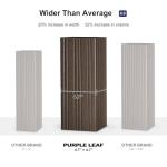 PURPLE LEAF 10' X 14' Permanent Hardtop Gazebo for Patio with Netting and Curtains Deck Backyard Heavy Duty Sunshade Metal Roof All Weather Outdoor Pavilion Canopy