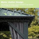 Domi 10' x 10' Hardtop Gazebo Outdoor Metal Gazebo with Galvanized Steel Double Roof Canopy, Curtains and Netting for Patio, Backyard, Deck, Lawn, Grey