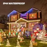 Warm White Outdoor Christmas String Lights, 20FT