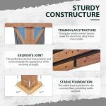 YOLENY 10'x13' Hardtop Gazebo, Galvanized Steel Double Roof with Wood Grain Aluminum Frame,Outdoor Gazebo with Curtains and Nettings for Patio, Backyard and Deck