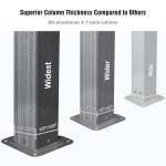 Domi 10x14 Outdoor Gazebo, Hardtop Gazebo with Aluminum Frame, Heavy Duty Pavilion Gazebo for Patio Deck Backyard, Curtain and Netting Included, Grey