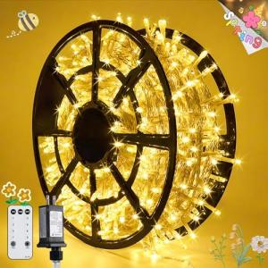 600 LED Waterproof Outdoor String Lights - Warm White