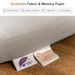 PURPLE LEAF 7 Pieces Outdoor Dining Set Patio Table and Chairs Set Aluminum Wicker Rattan Patio Furniture Set for Lawn Garden Porch Champagne