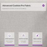 PURPLE LEAF 7 Pieces Outdoor Dining Set All Weather Wicker Patio Dining Set with Rectangular Aluminum Table and Modern Armrest Dining Chairs for Garden Deck Backyard Kitchen, Grey