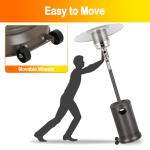 Hykolity 50,000 BTU Outdoor Patio Heater with Wheels