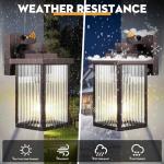 hameso Outdoor Wall Lights for House Exterior, Dusk to Dawn Porch Lights Outdoor, Waterproof Matte Black Front Door Light Fixture & Garage Lighting with Wall Mount Sconce(Oil-Rubbed Bronze)