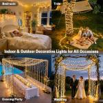 600 LED Waterproof Outdoor String Lights - Warm White