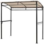 Tangkula 7ft Patio Grill Gazebo with Storage