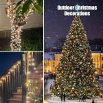HISHINY 100 Count Clear Outdoor String Lights