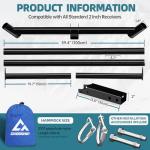 Hitch Mount Hammock Stand with Parachute Nylon Hammock