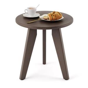 Homenjoy Weather-Resistant Round Outdoor Side Table