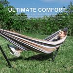 Portable Double Hammock with Stand for Outdoor Fun