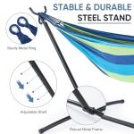 DUMOS Portable Double Hammock with Stand, 450lbs Capacity