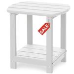 Adirondack 2-Tier Outdoor Side Table for Patio