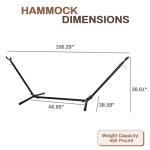 Heavy Duty Adjustable Hammock Stand - 9 Feet