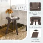 Homenjoy Weather-Resistant Round Outdoor Side Table