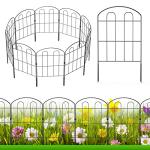 28-Pack Decorative Metal Garden Fence Panels