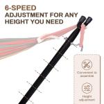 Heavy Duty Adjustable Hammock Stand - 9 Feet