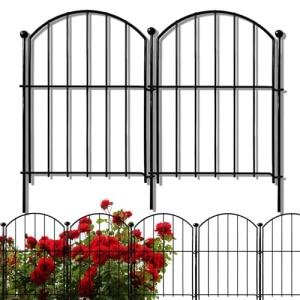 Metal Garden Fence Set, 17in x 10ft Panels