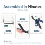 DUMOS Portable Double Hammock with Stand, 450lbs Capacity