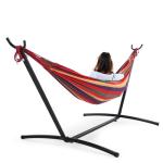 Sweetcrispy Heavy Duty Double Hammock with Stand